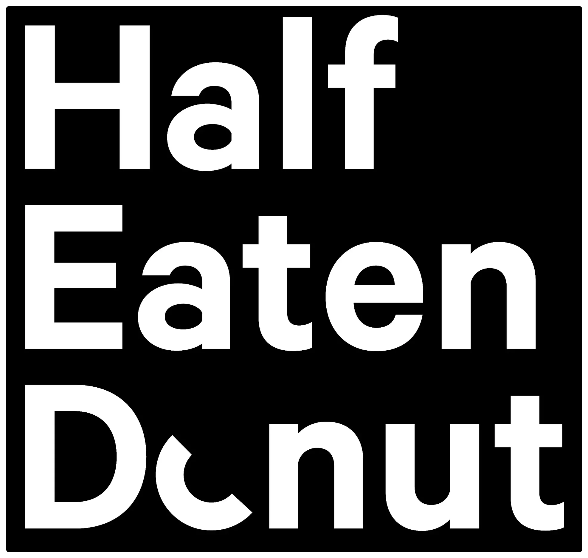 Half Eaten Donut